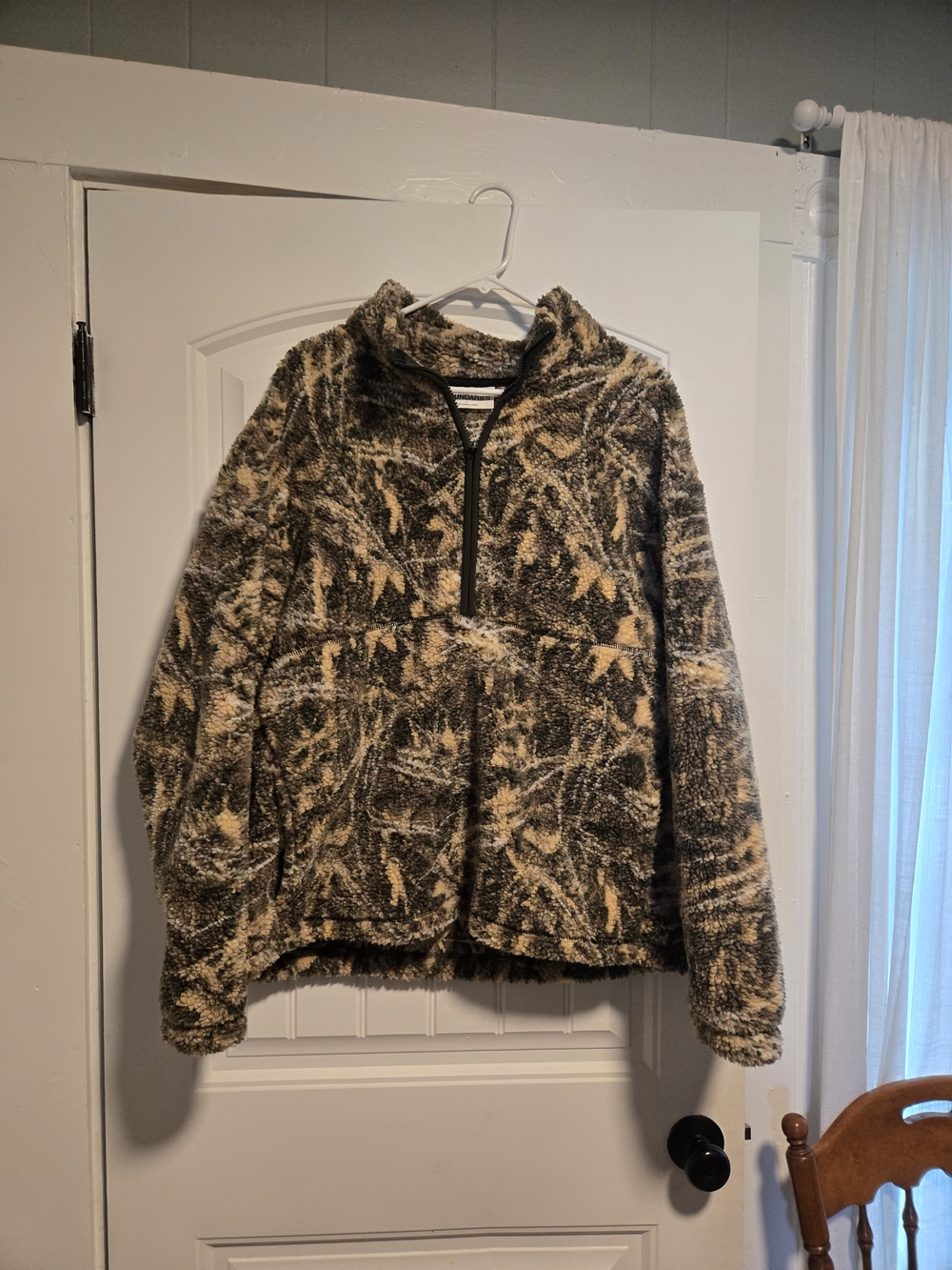 No Boundaries Camo Sherpa Quarter-Zip Pullover